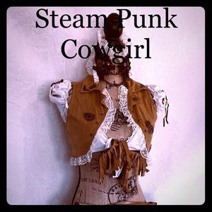Custom Steam Punk Cowgirl Costume